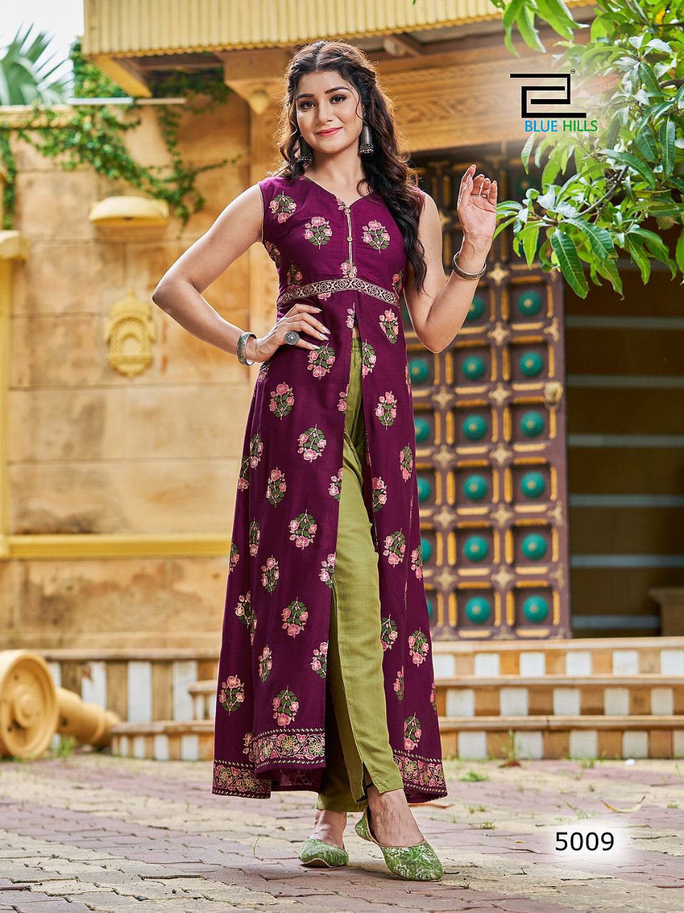 Blue Hills Summer Season 5Stylish Fancy Party Wear Kurti Collection